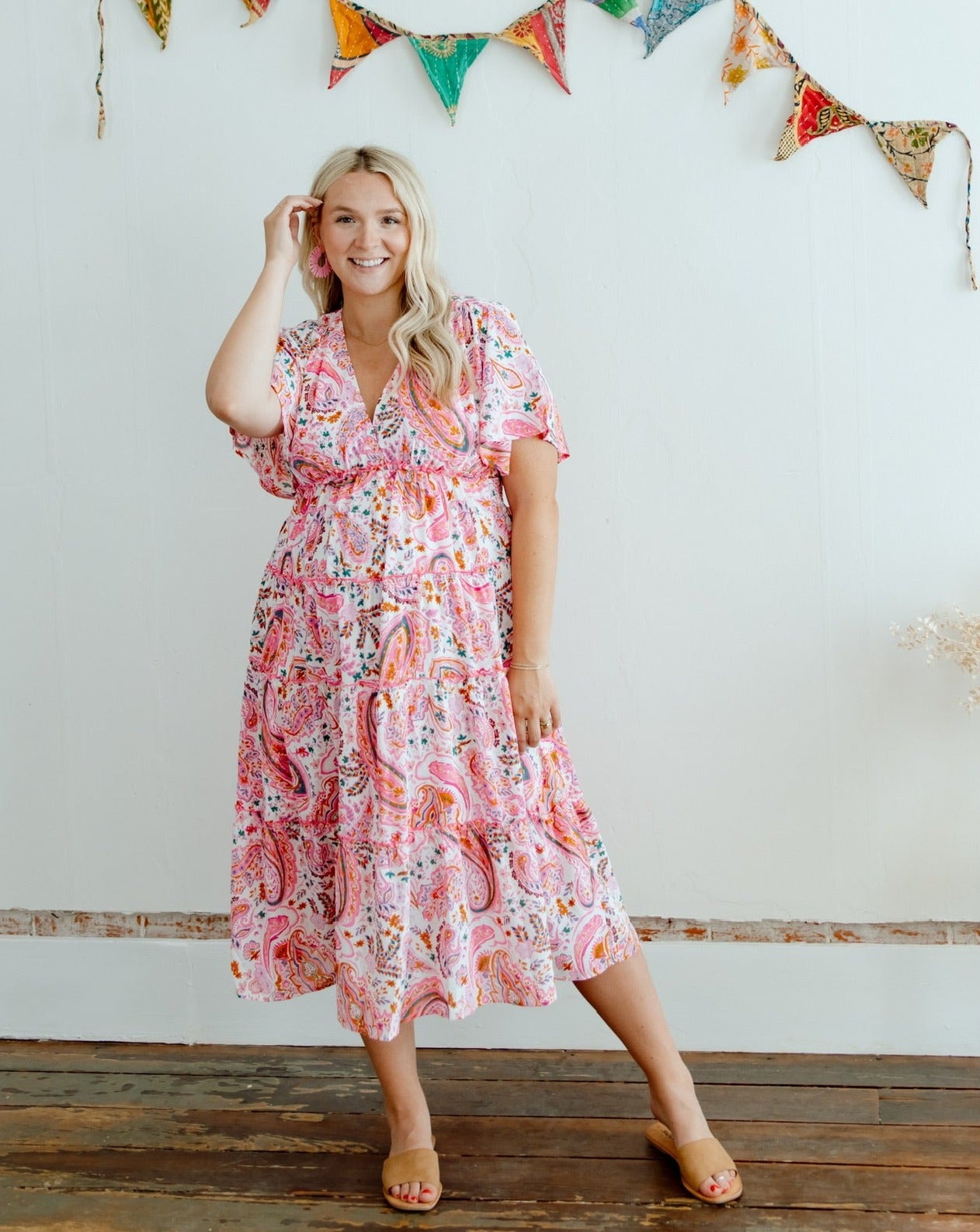 Purely Paisley Tiered Dress