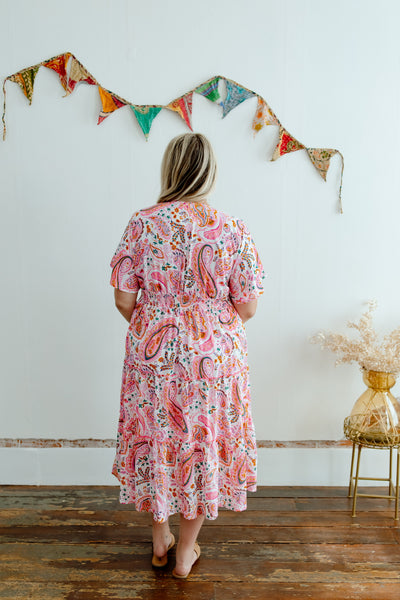 Purely Paisley Tiered Dress