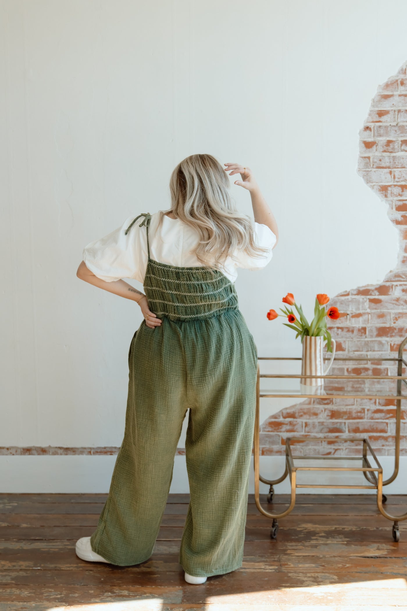 Own It Smocked Jumpsuit