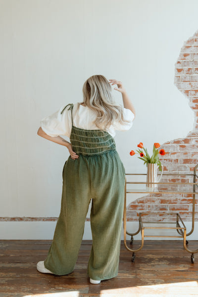 Own It Smocked Jumpsuit