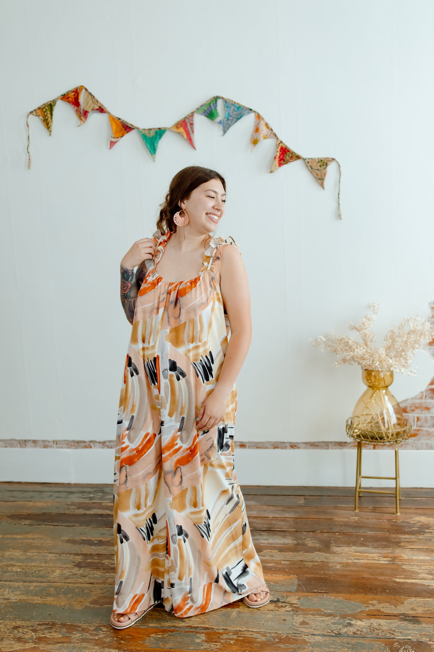 No Limits Abstract Jumpsuit