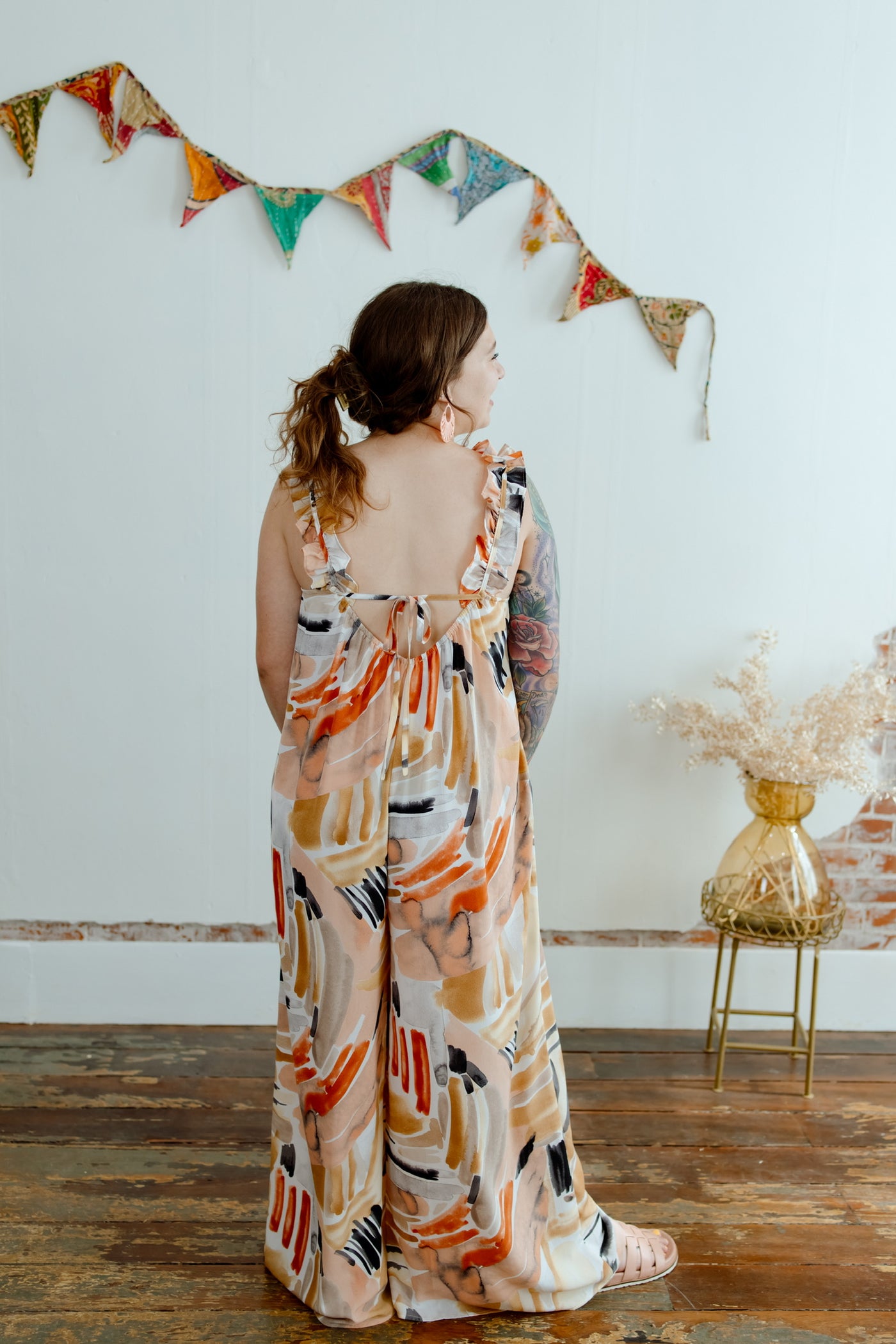 No Limits Abstract Jumpsuit