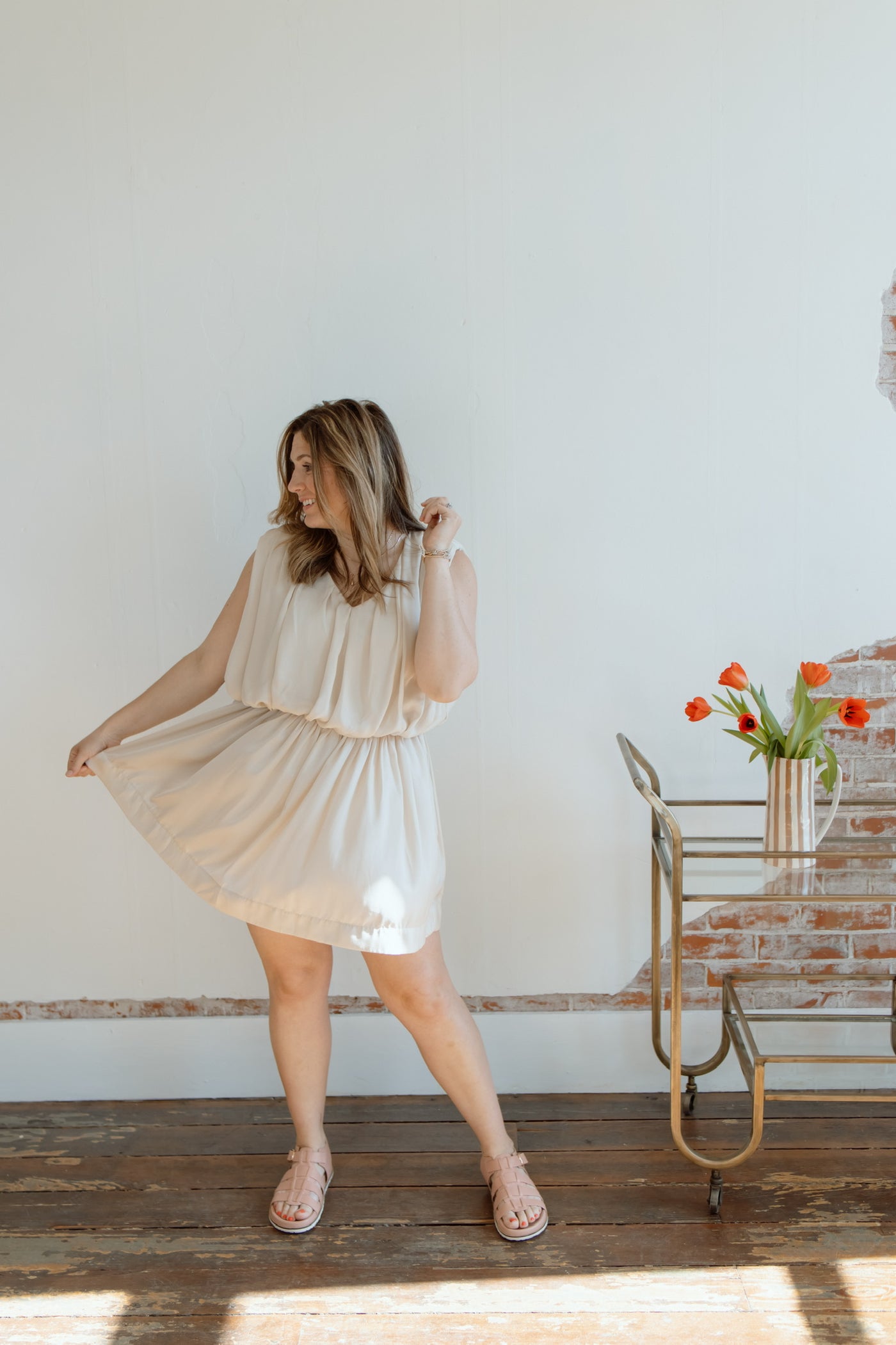 Pleated Goddess Dress