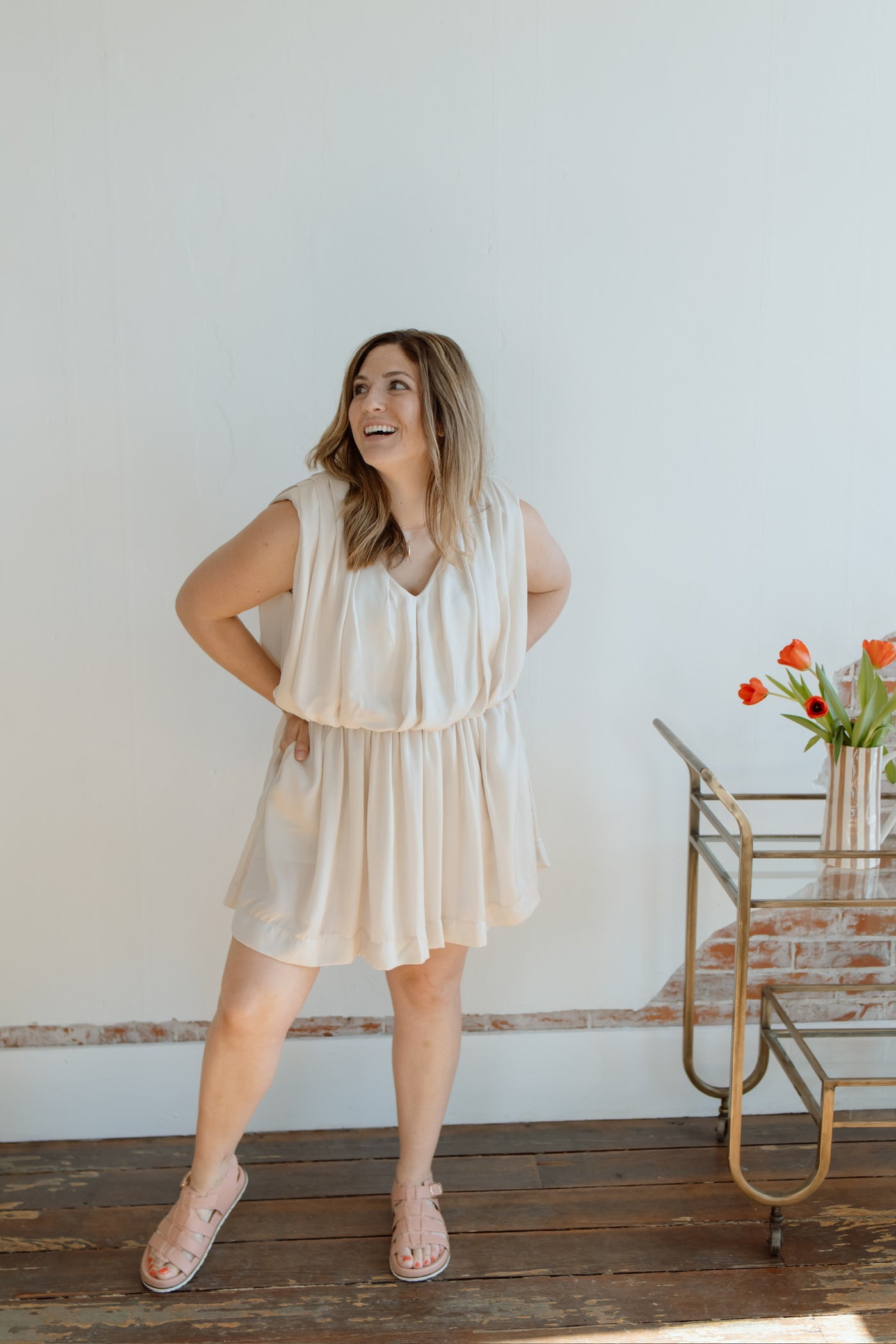 Pleated Goddess Dress