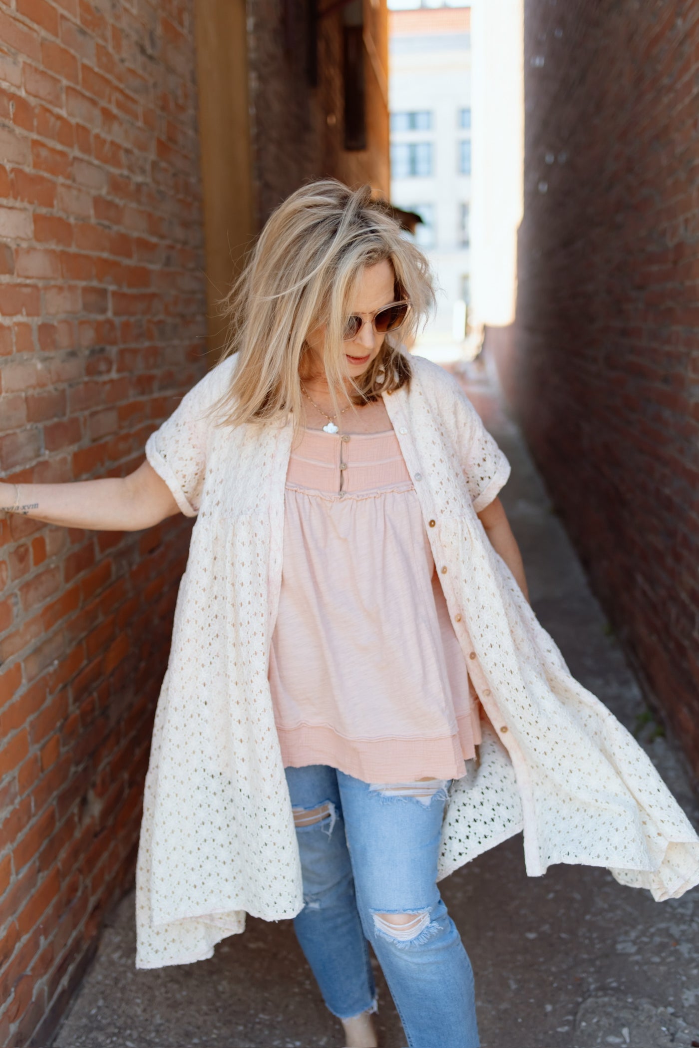 Blossoming Dreams Eyelet Dress