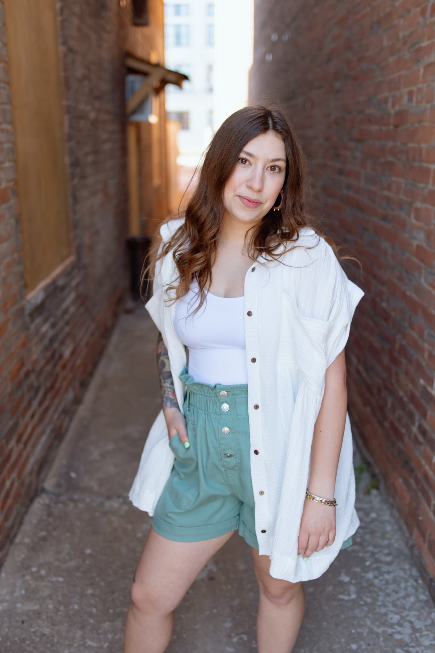 Once More Button Up Tunic