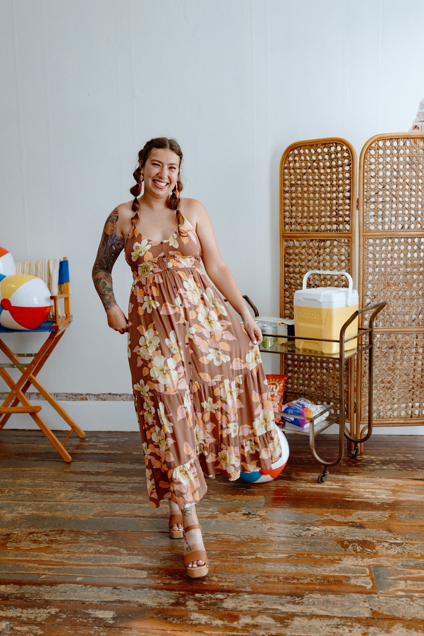 Yet To Come Floral Midi