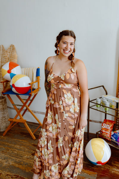Yet To Come Floral Midi