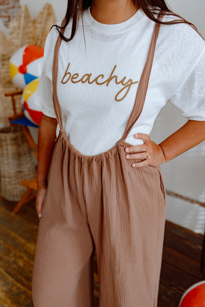 Beachy Embroidery Tee