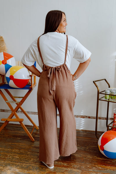 Keep It Going Suspender Pants
