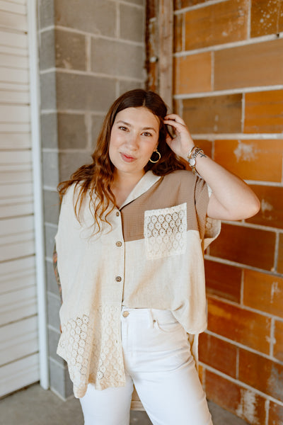 Take Me Away Button Up