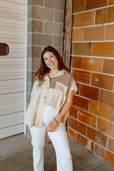 Take Me Away Button Up