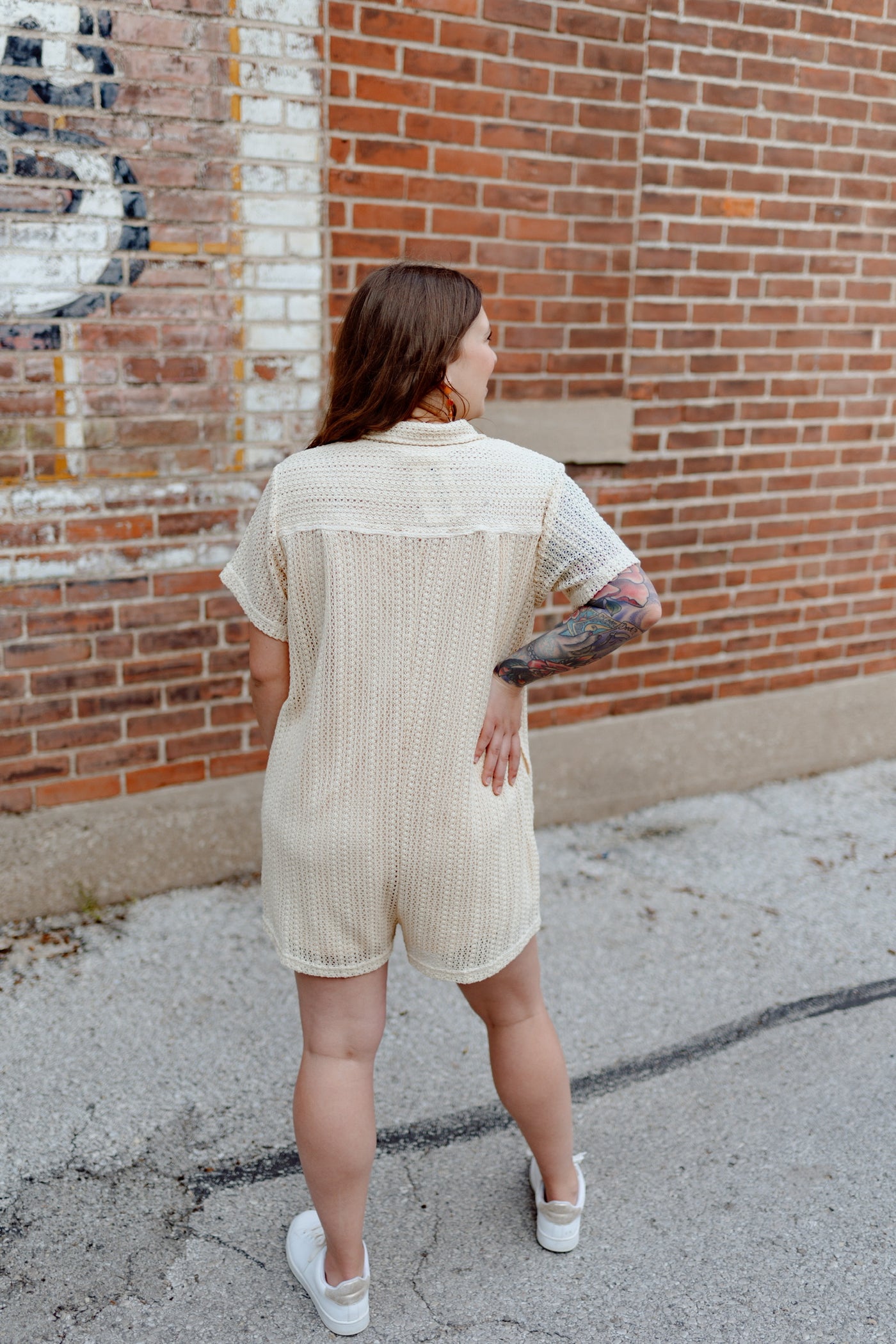 Happy Thoughts Crochet Romper