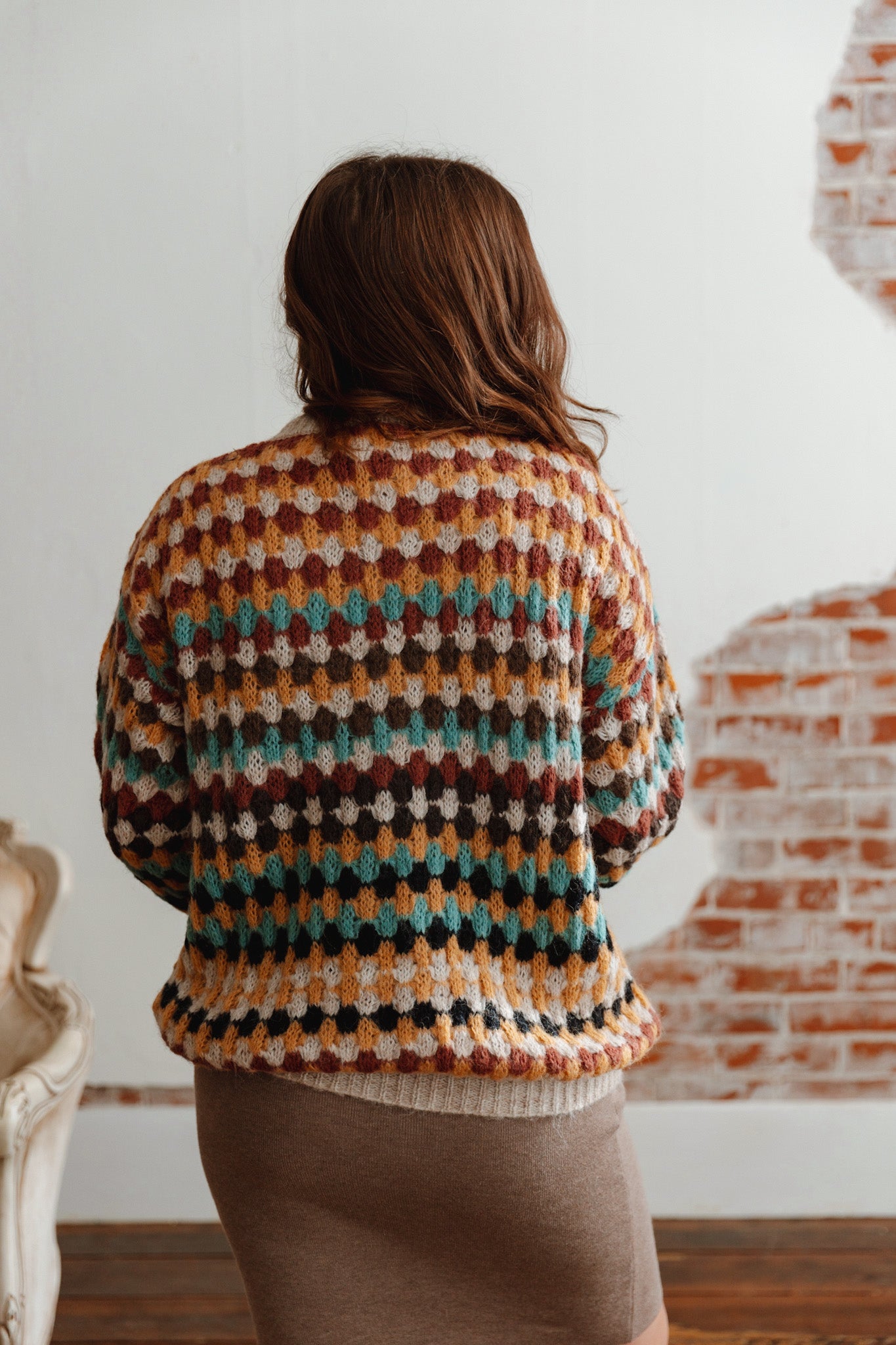 All At Once Button Sweater