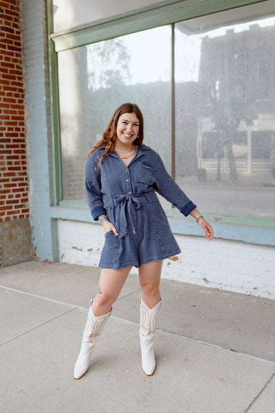 Late Nights Gauze Romper
