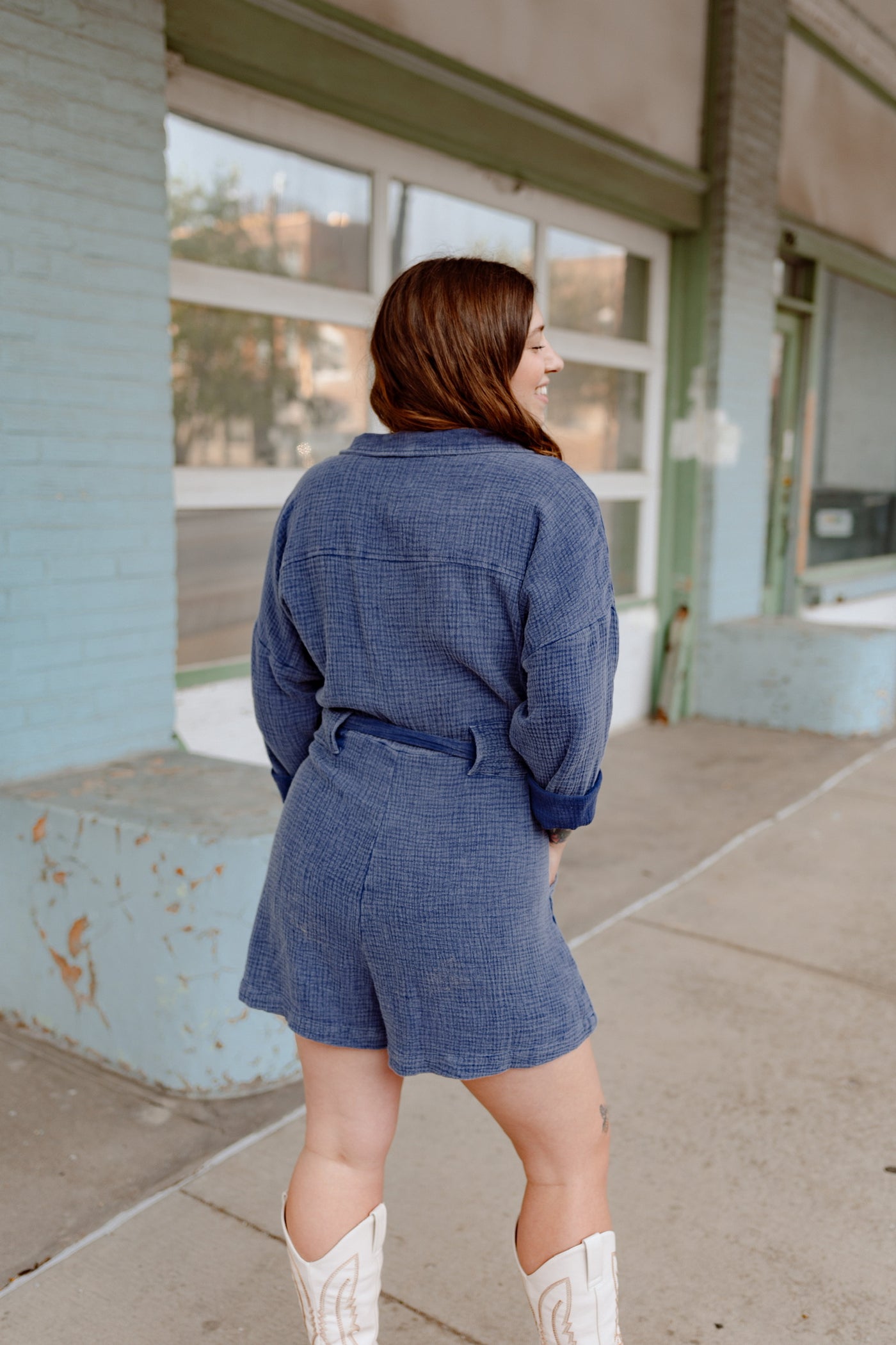 Late Nights Gauze Romper