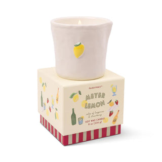 Bistro Meyer Lemon Icon Ceramic Candle