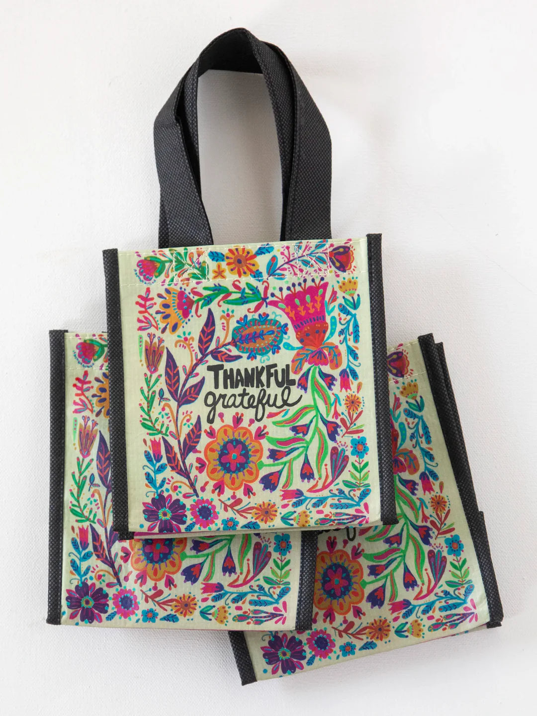 Thankful Grateful Small Happy Bag