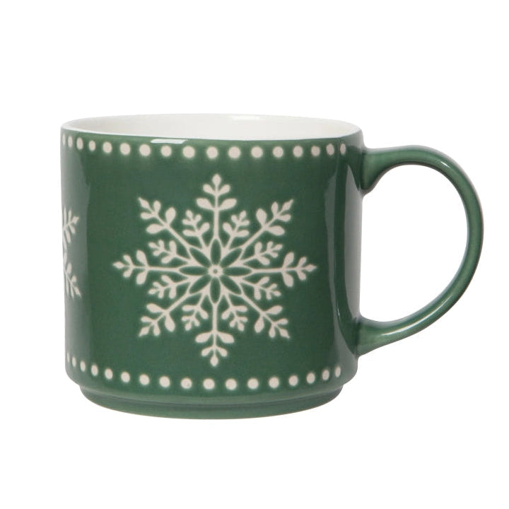 16 oz. Good Tidings Snowflake Mug