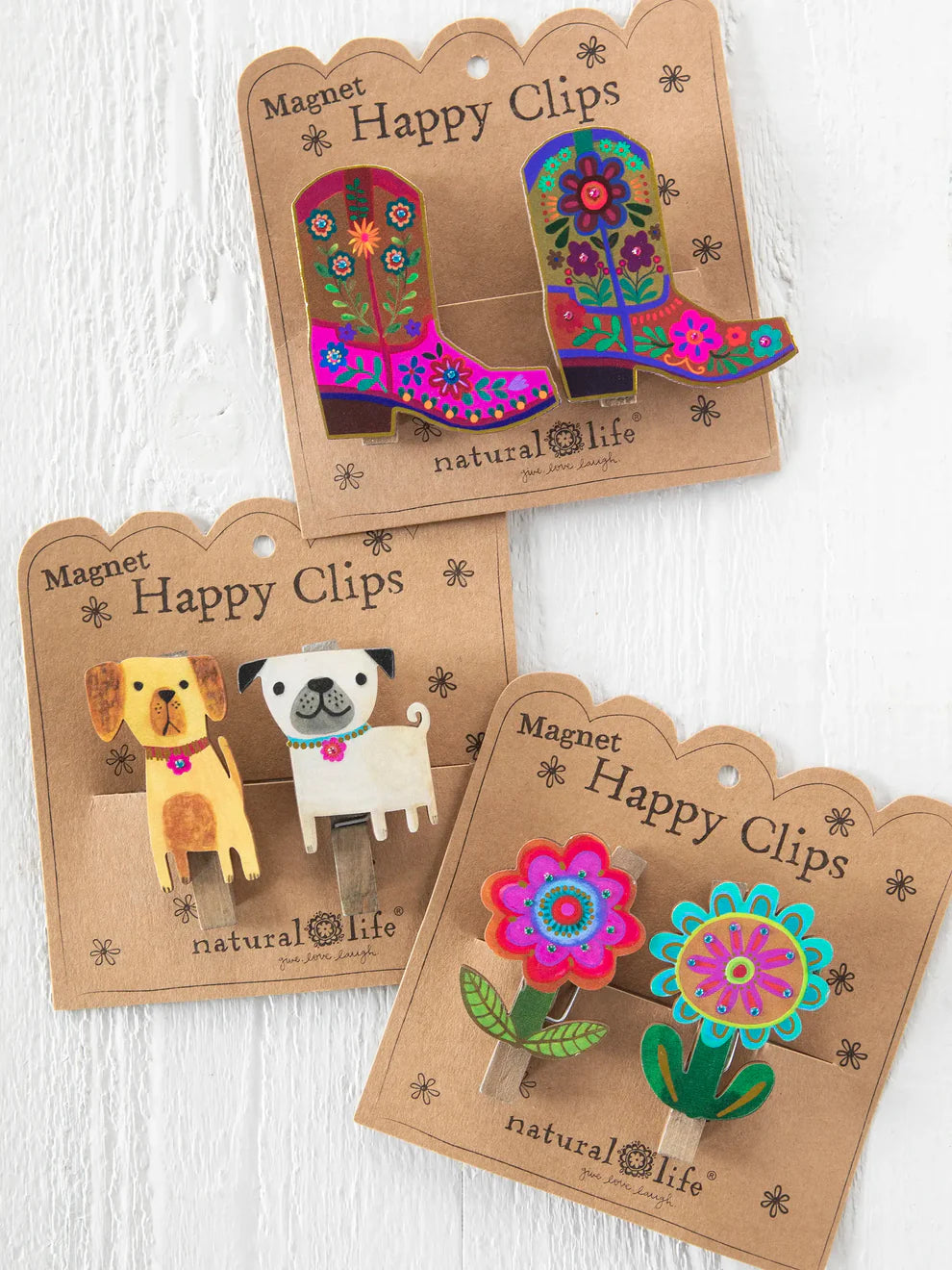 Flower Magnet Clips | Set of 2
