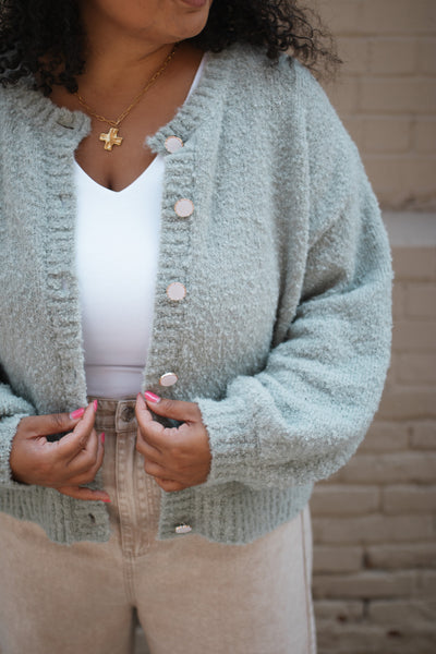 Hazel Textured Knit Cardigan