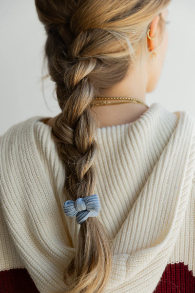 KAXI Bow Slick Back Ponytails | Set of 3