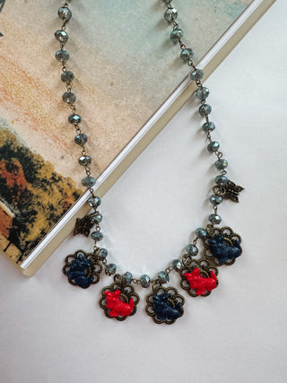 Winnie Vintage Scottie Charm Necklace