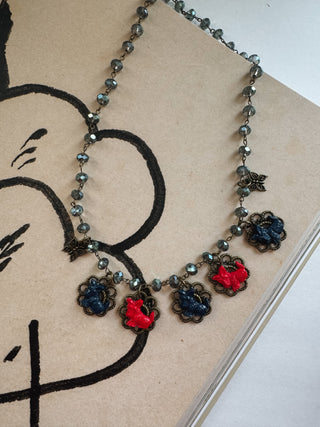 Winnie Vintage Scottie Charm Necklace