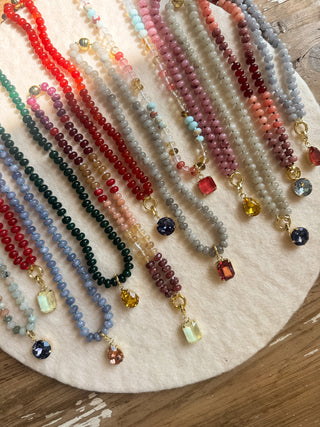 Demi Hand Knotted Magnetic Charm Necklace