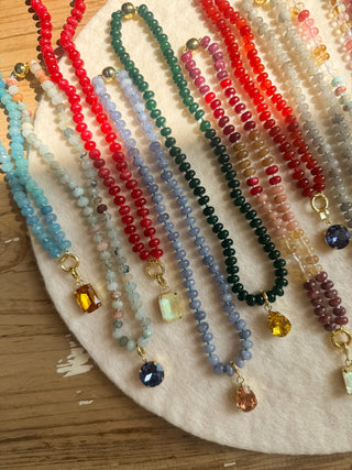 Demi Hand Knotted Magnetic Charm Necklace