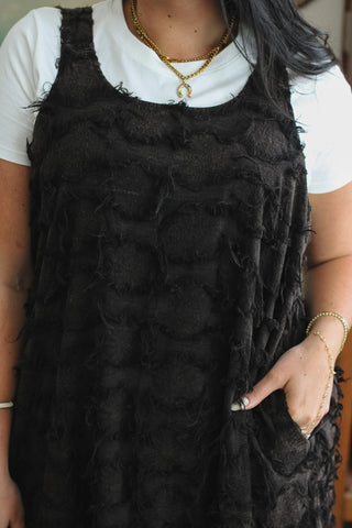 Hattie Fringe Midi Dress