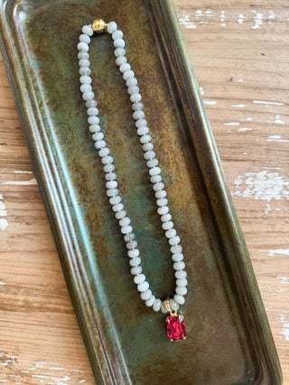 Demi Hand Knotted Magnetic Charm Necklace