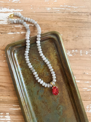 Demi Hand Knotted Magnetic Charm Necklace