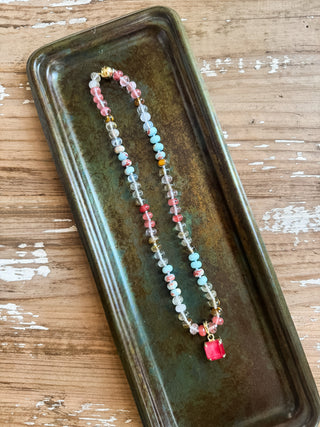 Demi Hand Knotted Magnetic Charm Necklace