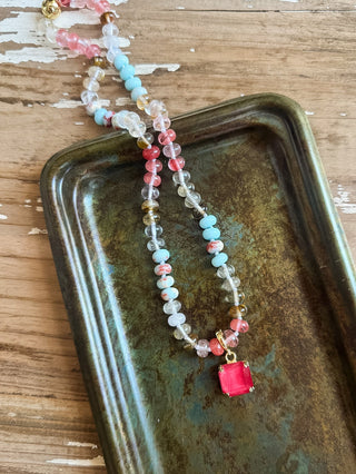 Demi Hand Knotted Magnetic Charm Necklace