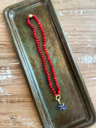 Demi Hand Knotted Magnetic Charm Necklace