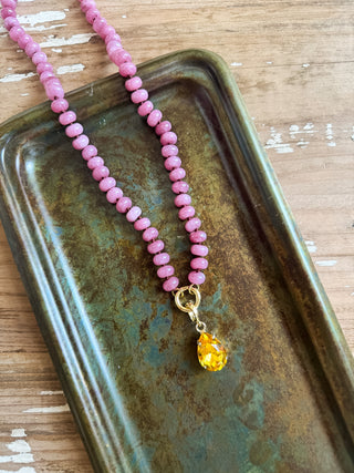 Demi Hand Knotted Magnetic Charm Necklace