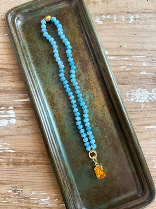 Demi Hand Knotted Magnetic Charm Necklace