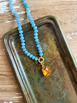 Demi Hand Knotted Magnetic Charm Necklace