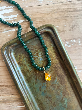 Demi Hand Knotted Magnetic Charm Necklace