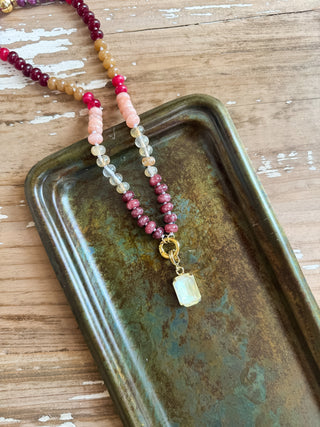 Demi Hand Knotted Magnetic Charm Necklace