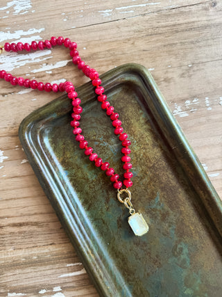 Demi Hand Knotted Magnetic Charm Necklace