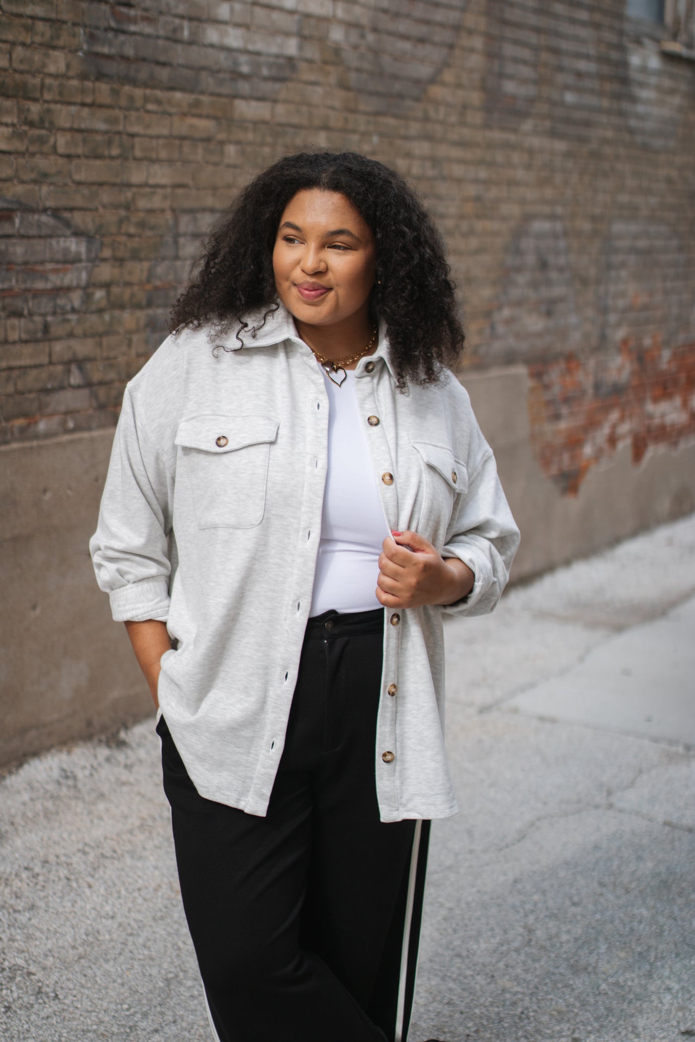 Rae Button Down Shacket