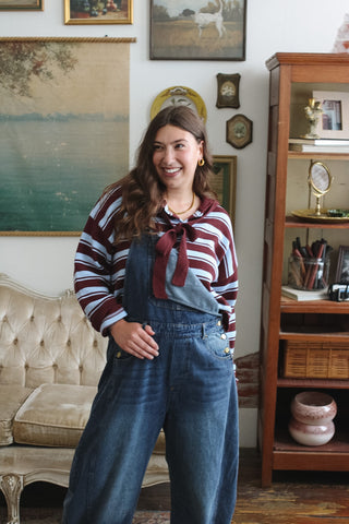Weston Stripe Hooded Cardigan