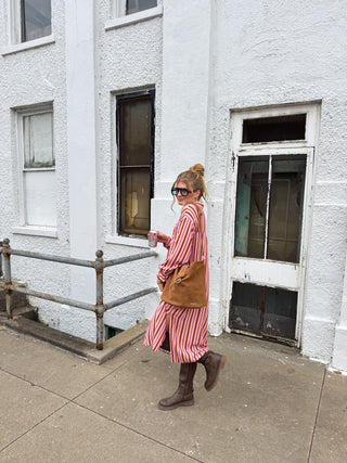 Ryder Striped Button Down Dress