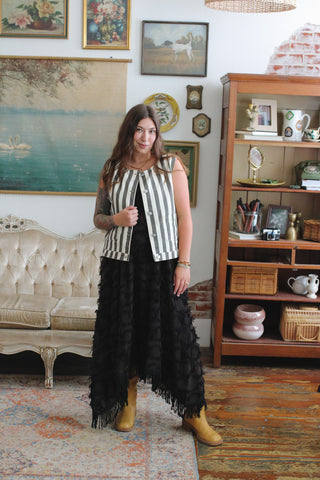 Hattie Fringe Midi Dress