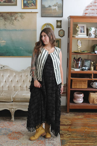 Hattie Fringe Midi Dress