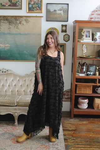 Hattie Fringe Midi Dress