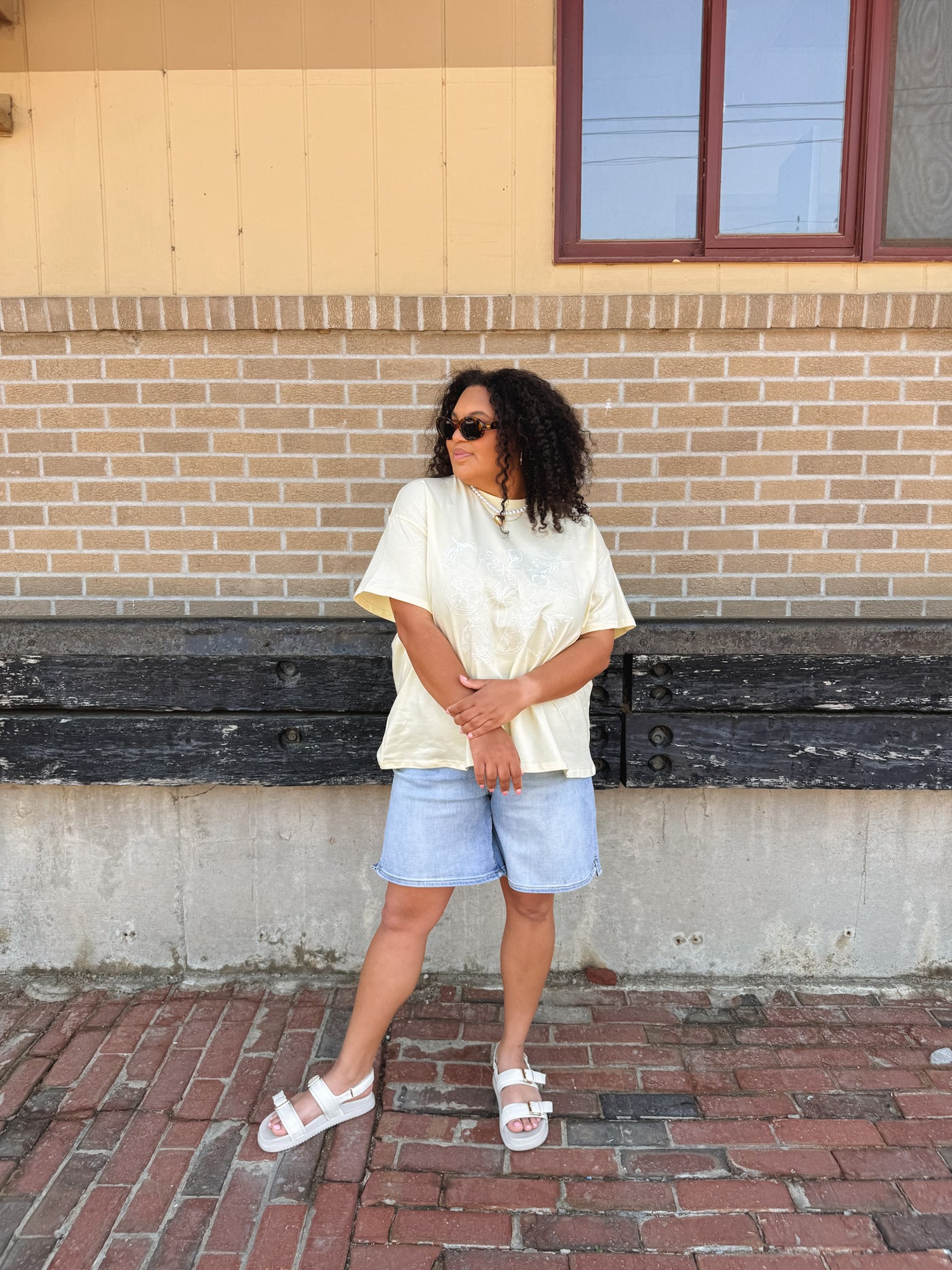 Mica | Super High Rise Relaxed Denim Shorts
