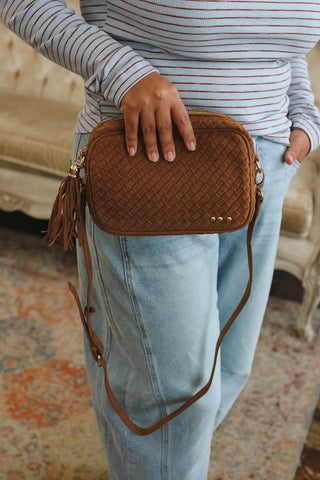 Willow Woven Crossbody Bag